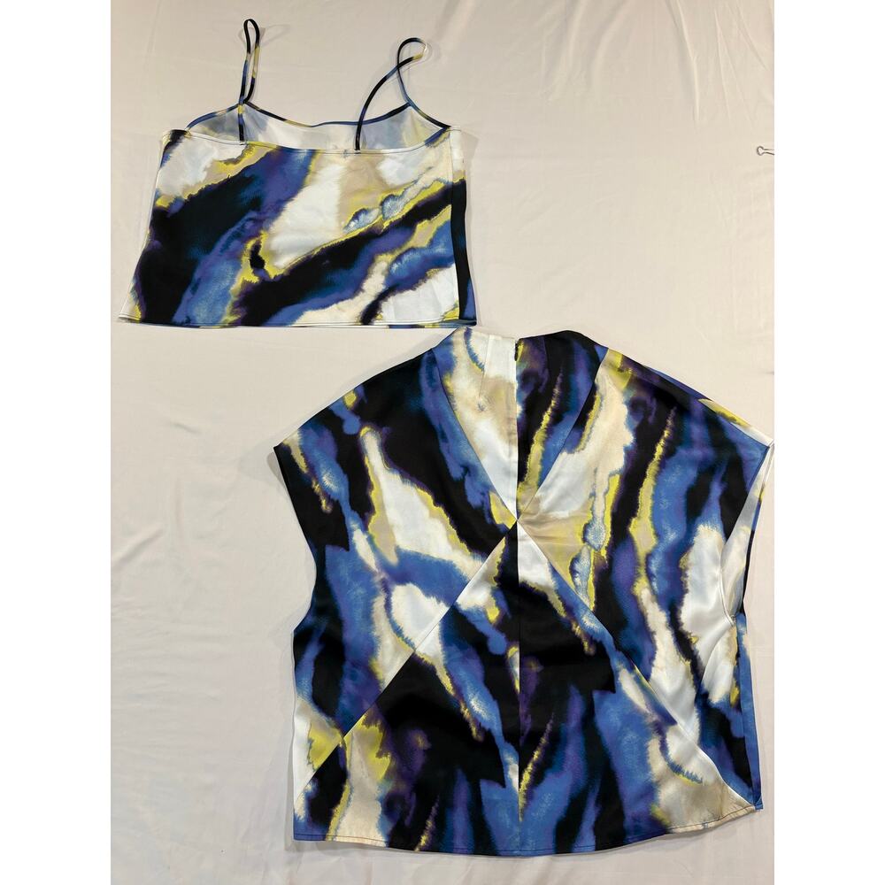 DKNY 2 Piece Cami & Blouse Set Size Large - Picture 2 of 5